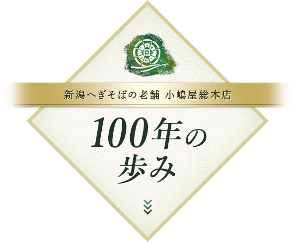 100年の歩み 小嶋屋総本店 100周年記念サイト